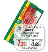 Cuevas Cash Ariel - detergente pods quitamanchas oferta