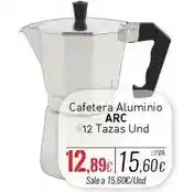 Cuevas Cash Arc - cafetera aluminio oferta