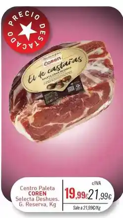 Cuevas Cash Coren - centro paleta seleta deshues. 6 reserva oferta