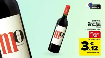 Carrefour Origen - vino d.o. alicante tinto oferta