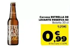 Carrefour Estrella - cerveza reserva 60 oferta