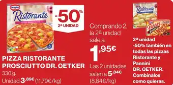 Supercor DR. OETKER Pizza ristorante prosciutto oferta