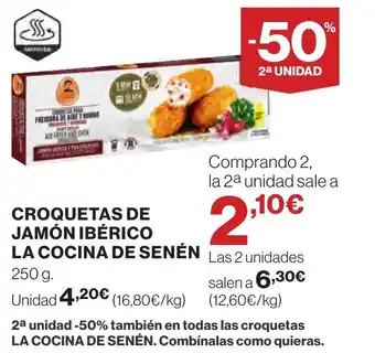 Supercor Croquetas de jamón ibérico la cocina de senén oferta