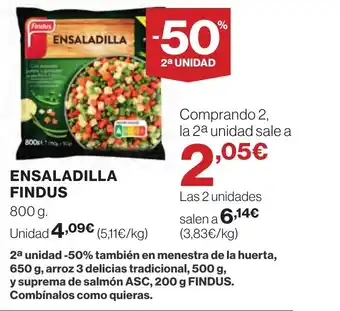 Supercor FINDUS Ensaladilla oferta