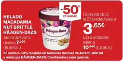 Supercor HÄAGEN-DAZS Helado macadamia nut brittle oferta