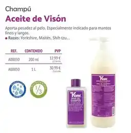 Setter Bakio Champú aceite de visión oferta