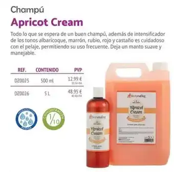 Setter Bakio Rubio - champú apricot cream oferta