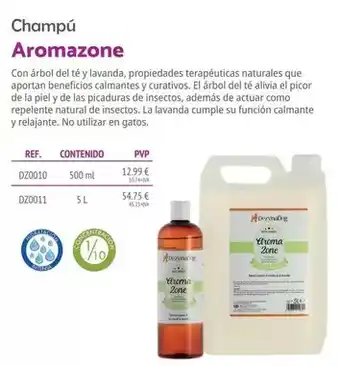 Setter Bakio Champú aromazone oferta