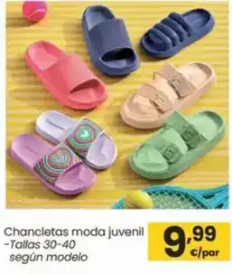 Eroski Chancletas moda juvenil oferta