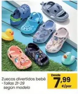Eroski Zuecos divertidos bebé oferta