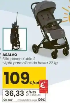 Eroski Asalvo - silla paseo kubic 2 oferta