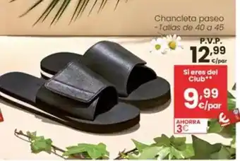 Eroski Chancleta paseo oferta