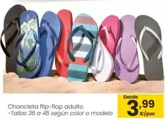 Eroski Chancleta flip-flop adulto oferta