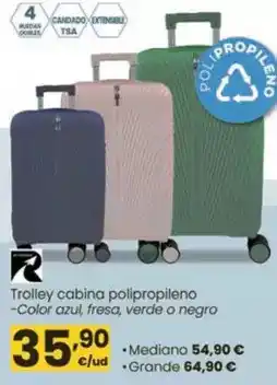Eroski Trolley cabina polipropileno oferta