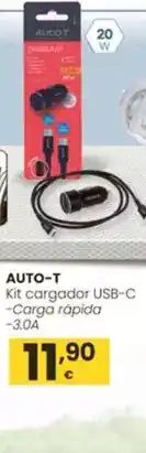 Eroski Auto-t - kit cargador usb-c oferta