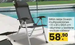 Eroski Sillón relax ocean multiposiciones oferta