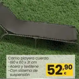 Eroski Cama playera cuerda oferta