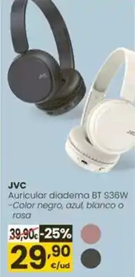 Eroski Jvc - auricular diadema bt s36w oferta