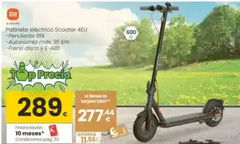 Eroski Xiaomi - patinete eléctrico scooter 4eu oferta