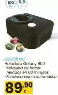 Eroski Cecotec - heladera gelacy 800 oferta