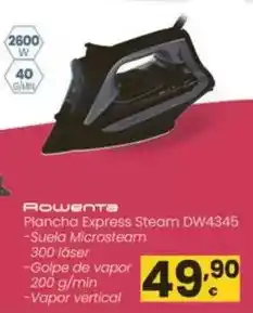 Eroski Rowenta - plancha express steam dw4345 oferta
