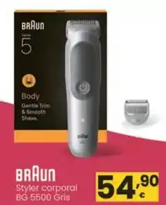 Eroski Braun - styler corporal bg 5500 gris oferta