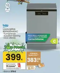 Eroski Beko - lavavajillas bdfn26440xc oferta