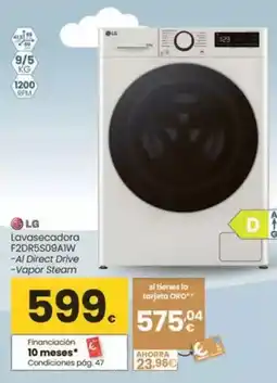Eroski Lg - lavasecadora f2dr5s09a1w oferta