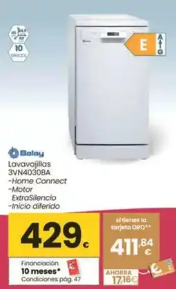 Eroski Balay - lavavajillas 3vn4030ba oferta