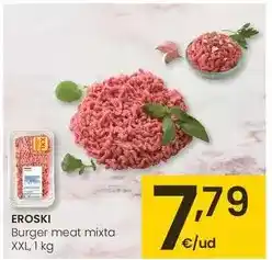 Eroski Eroski - burger meat mixta xxl oferta