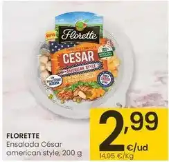 Eroski Florette - ensalada cesar american style oferta