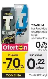 Eroski Titanium - las bebidas energeticas oferta