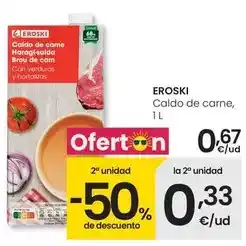 Eroski Eroski - caldo de carne oferta