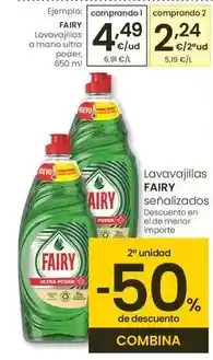 Eroski Fairy - lavavajillas a mano ultra poder oferta