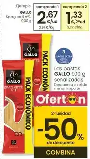 Eroski Gallo - spaguetti n 3 oferta