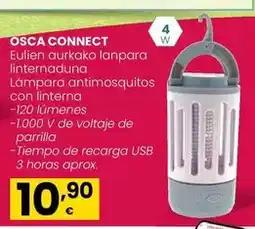 Eroski Osca connect - lampara antimosquitos con linterna oferta