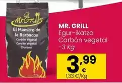 Eroski Mr. grill - carbón vegetal oferta