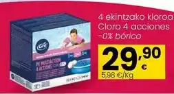Eroski Cloro 4 acciones oferta