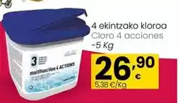 Eroski Cloro 4 action oferta