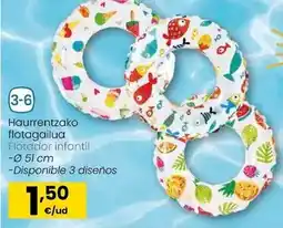 Eroski Intex - flotador infantil oferta