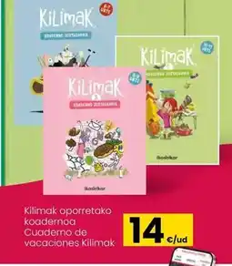 Eroski Cuaderno de vacaciones kilimak oferta