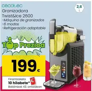 Eroski Cecotec - granizadora twist&lce 2600 oferta