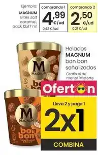 Eroski Magnum - bites salt caramel oferta