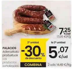 Eroski Palacios - los productos senalizados oferta