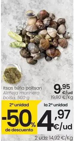 Eroski Almeja marinera bolsa oferta