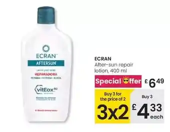 Eroski Ecran - after sun repair lotion oferta
