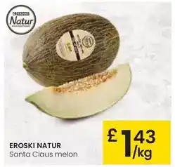 Eroski Eroski natur - santa claus melon oferta