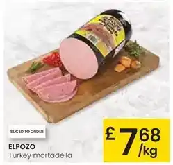 Eroski Elpozo - turkey mortadella oferta