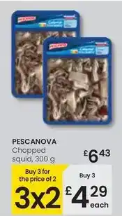 Eroski Pescanova - chopped squid oferta