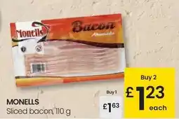 Eroski Monells - sliced bacon oferta